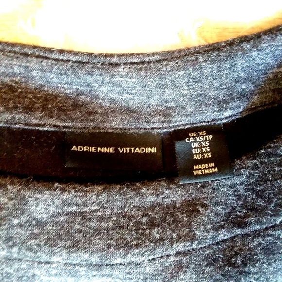 Adrienne Vittadini Dark Gray Flare Pocket Dress - Picture 4 of 5